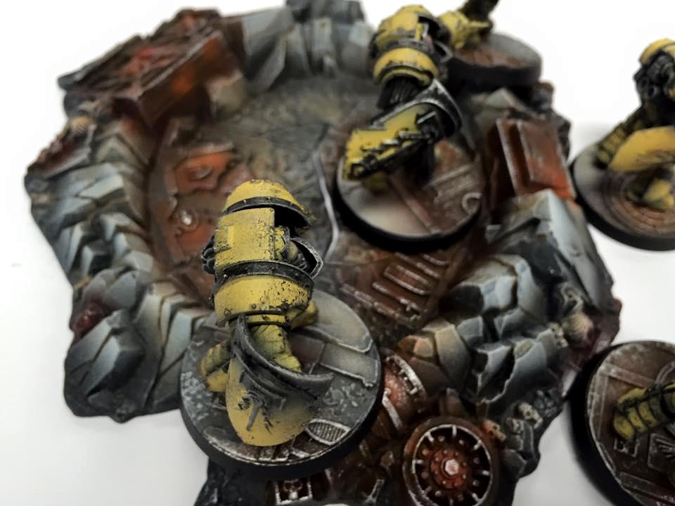 30k, Horus Heresy, Imperial Fists, Loyalist, Space Marines, Warhammer 40,000, Yellow
