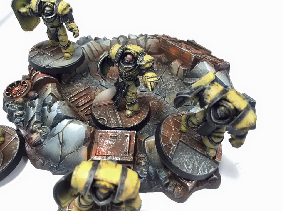 30k, Horus Heresy, Imperial Fists, Loyalist, Space Marines, Warhammer 40,000, Yellow