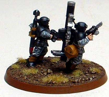 8th Regiment, Astra Militarum, Captain Brown, Imperial Guard, Missile Launcher Team, Necromunda, Necromundan, Spiders