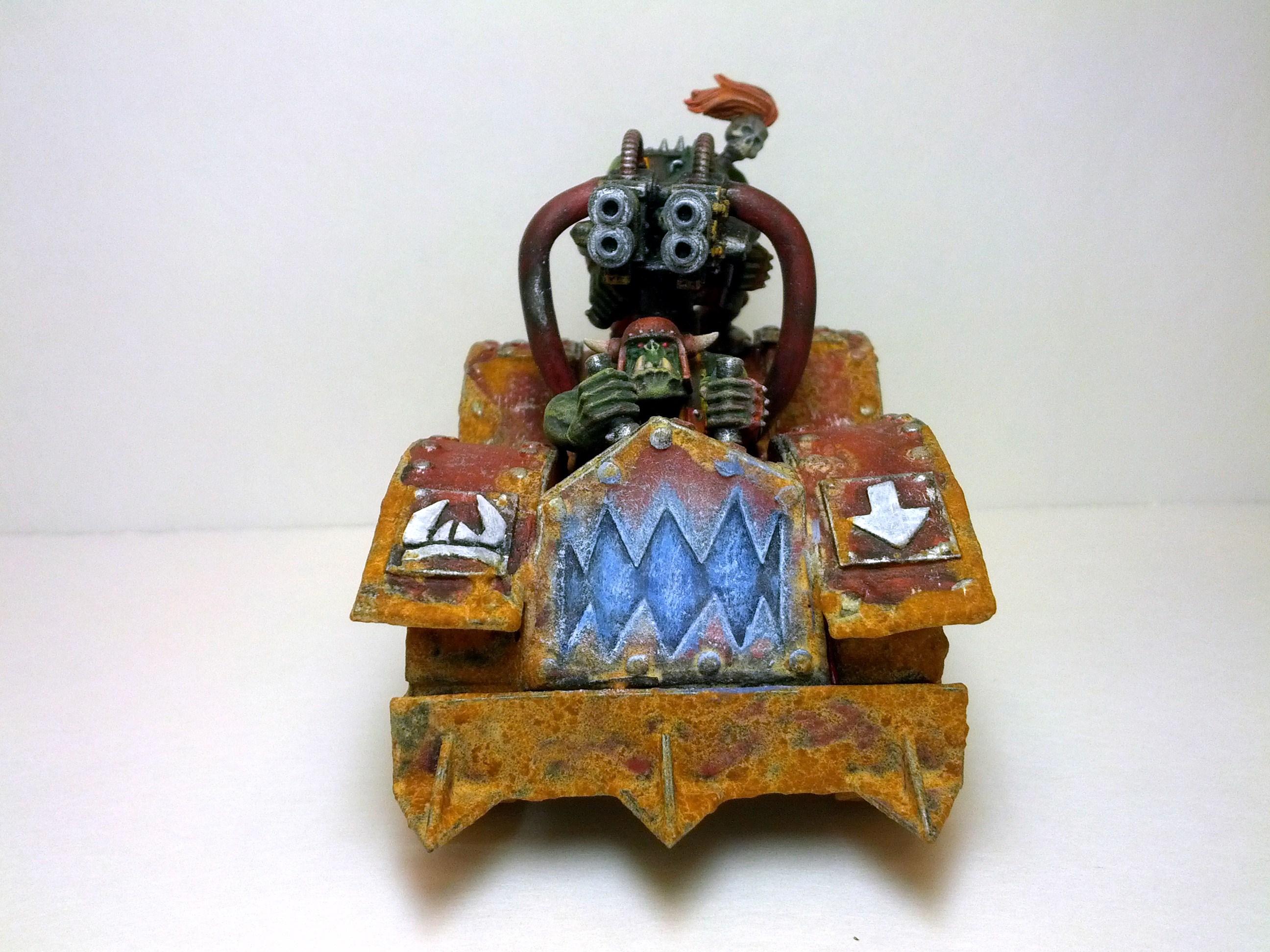 Mud, Orks, Plasma Effect, Scratch Build, Skorcha, Skorcha Buggy, Warbuggy, Warhammer 40,000, Weathered