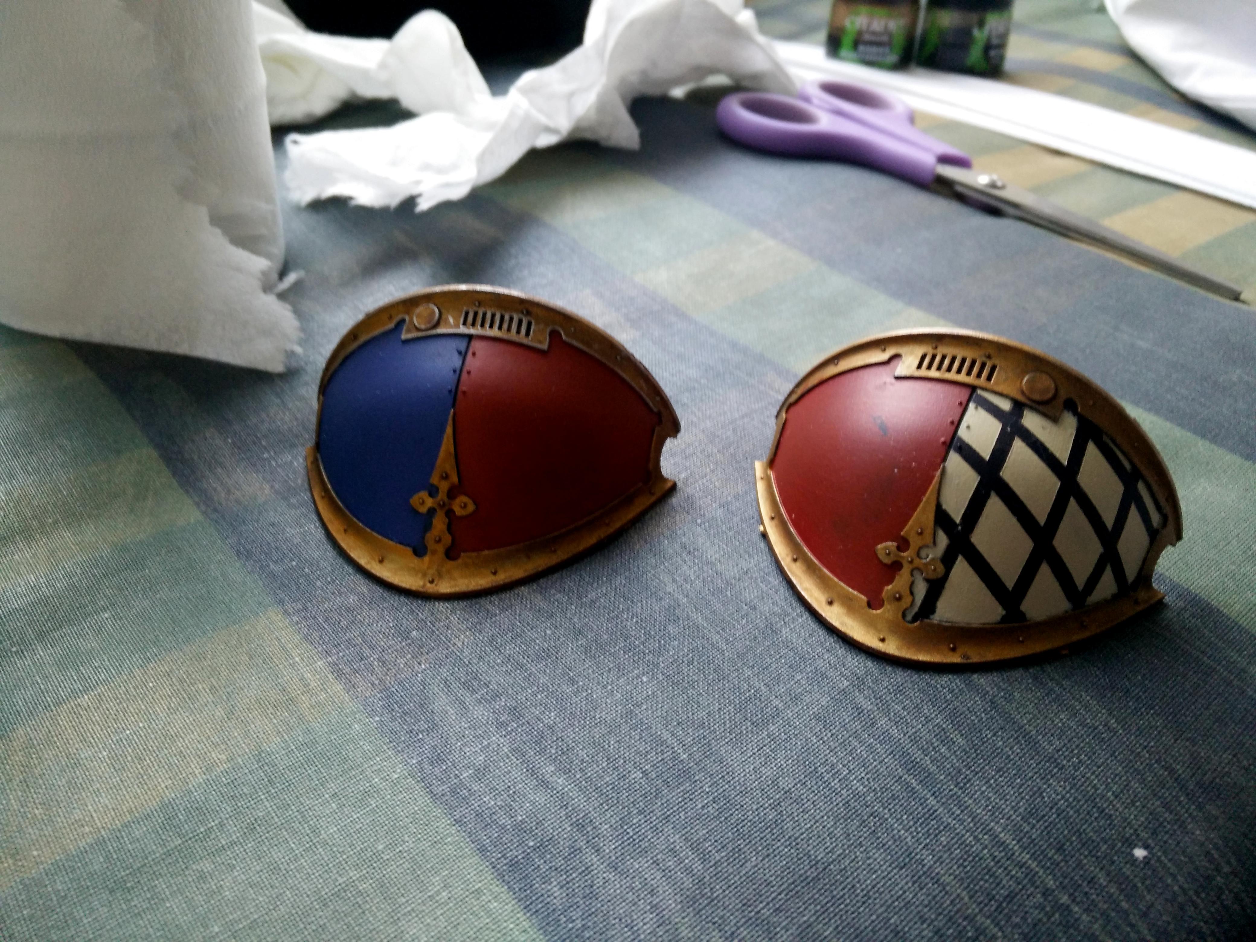 Knight Shoulder Plates WIP