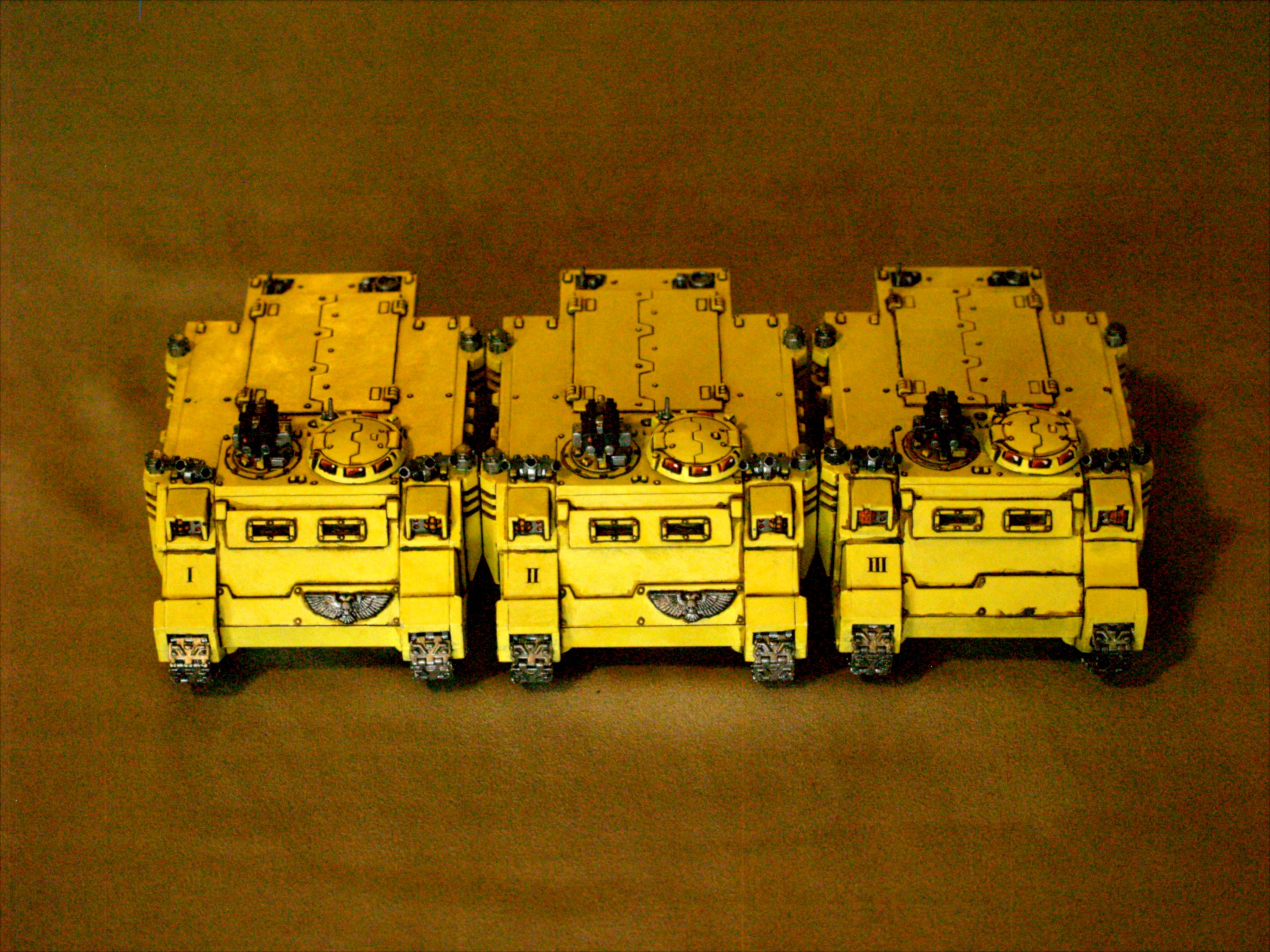 Dedicated Transport, Imperial Fists, Rhino, Space Marines