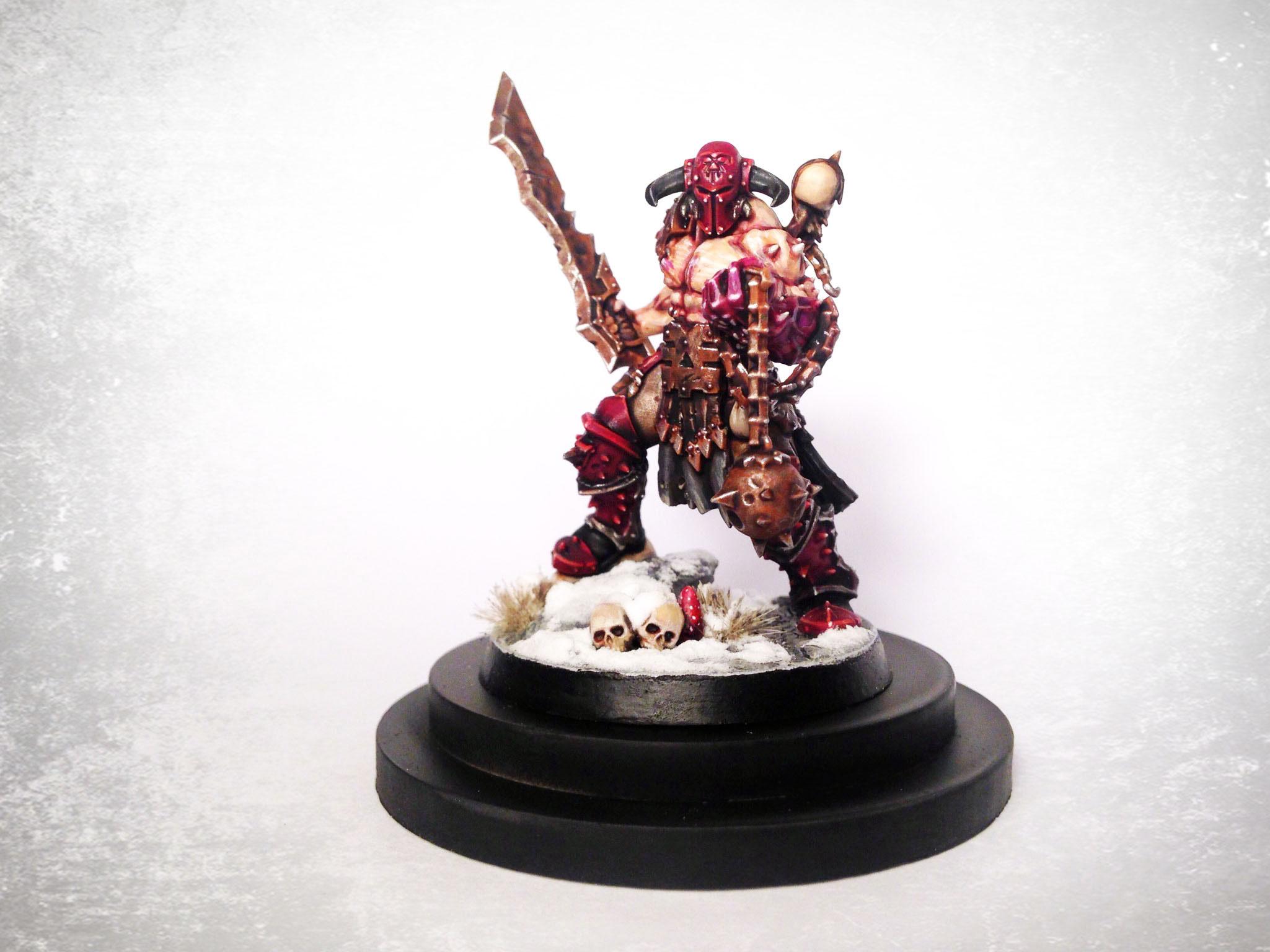 Age Of Sigmar, Bloodbound, Chaos, Display Plinth, Hero, Khorne, Plinth, Priest, Slaughterpriest, Warhammer Fantasy