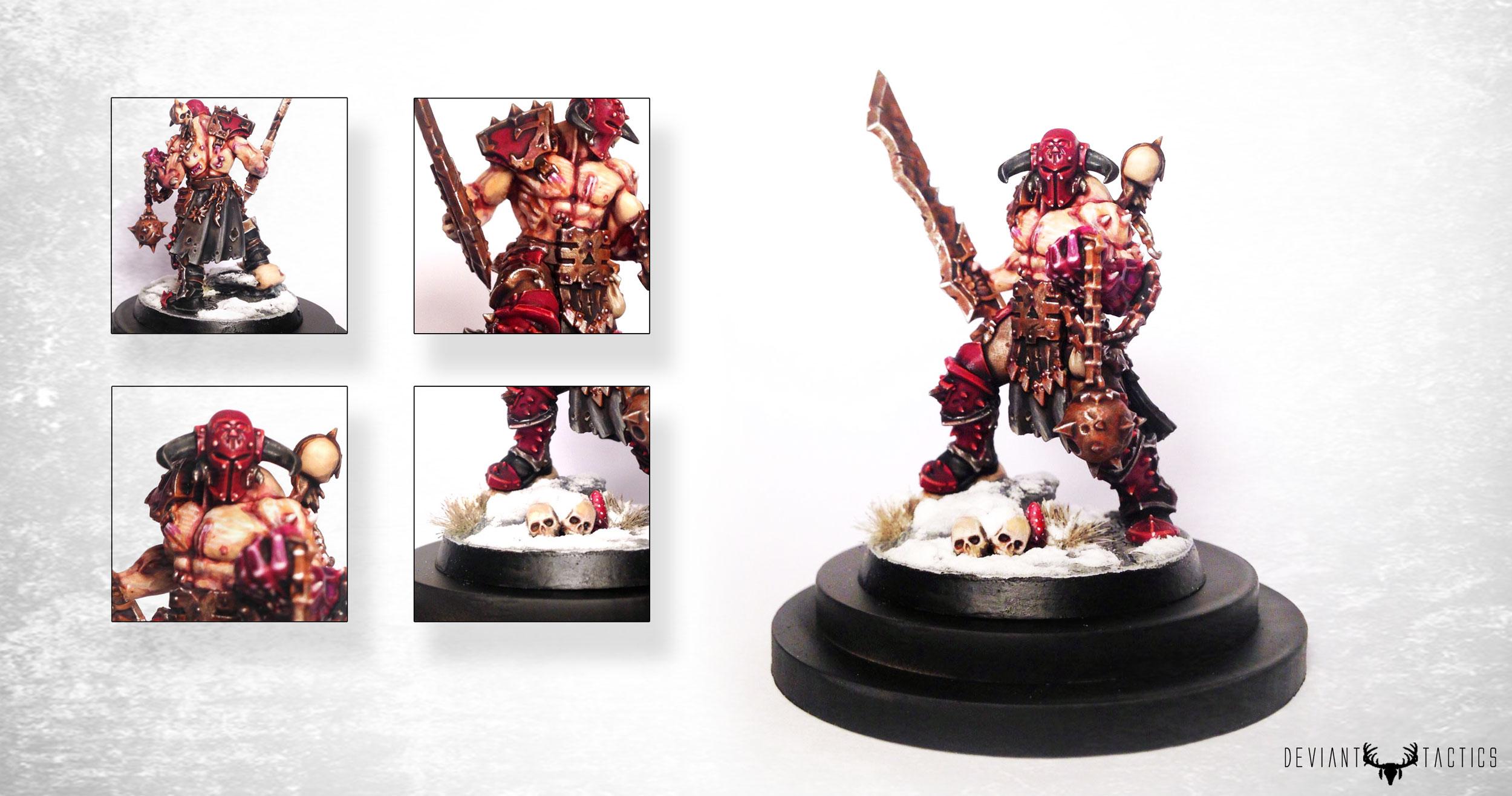 Age Of Sigmar, Bloodbound, Chaos, Display Plinth, Hero, Khorne, Plinth, Priest, Slaughterpriest, Warhammer Fantasy