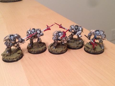 Termies with Halberds