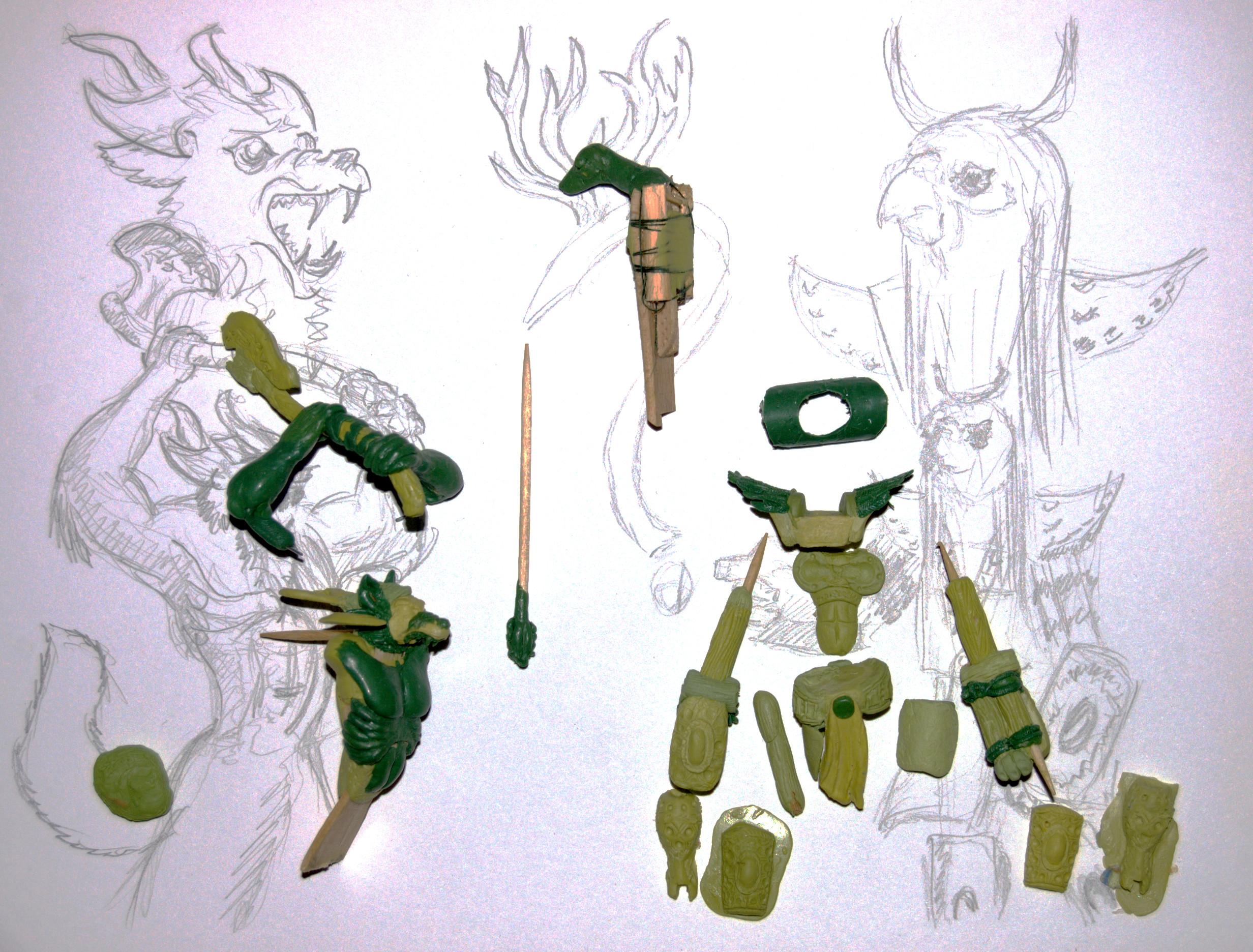 Satyr, Werewolf, Wold