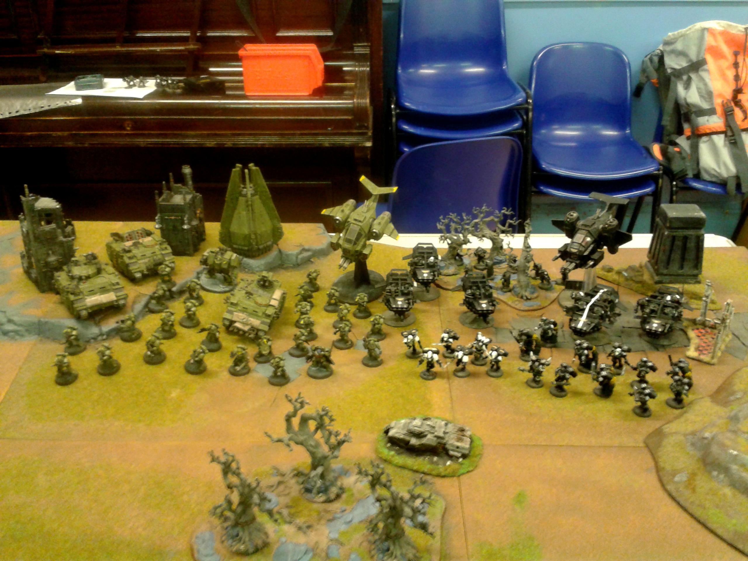 Battle, Guard, Hammer, Raven, Report, Space, Space Marines, War, Warhammer 40,000, Warhammer Fantasy