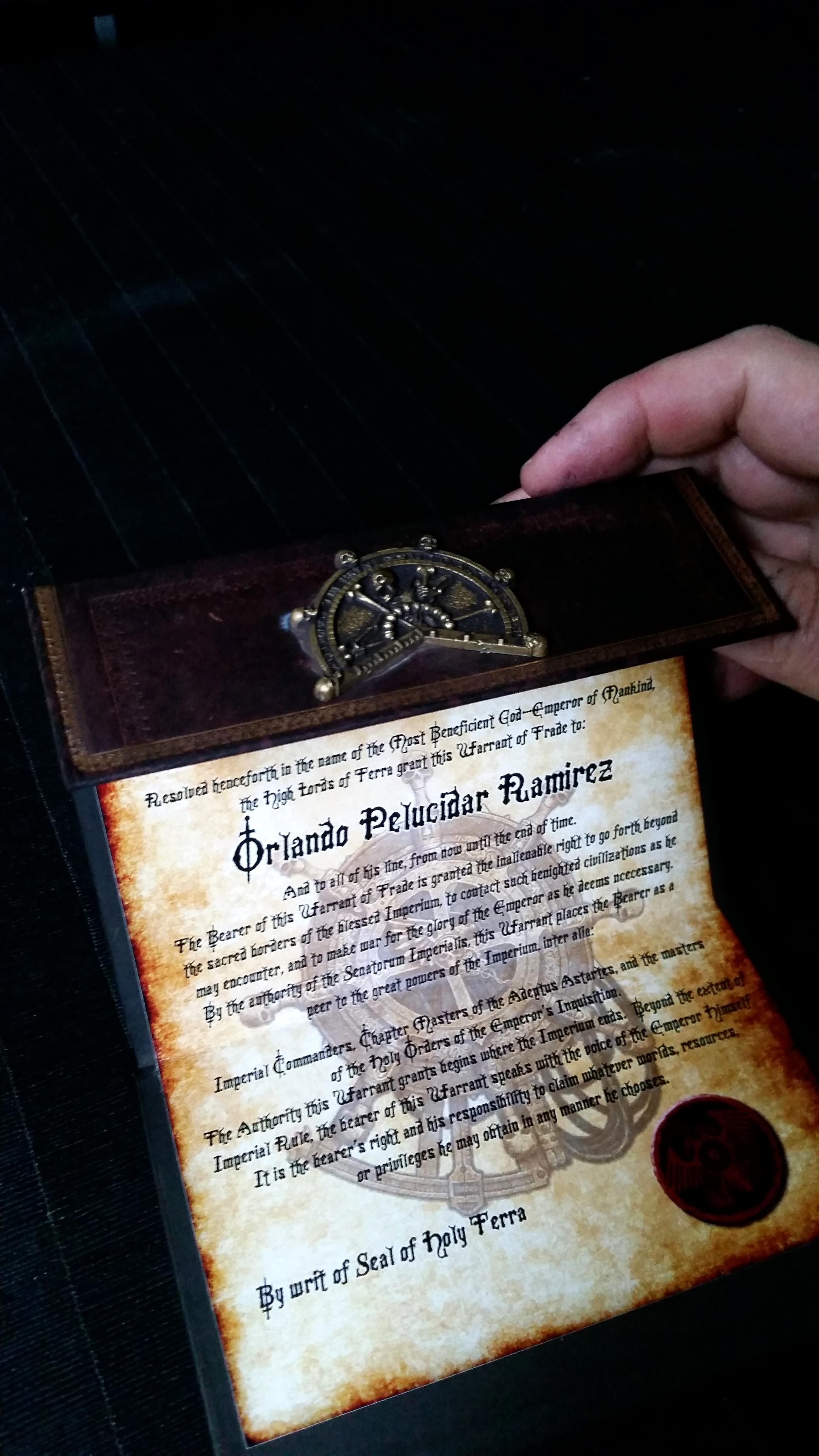 Warrant of Trade Prop