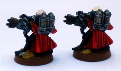 Adepta Sororitas, Captain Brown, Heavy Flamers, Sisters Of Battle
