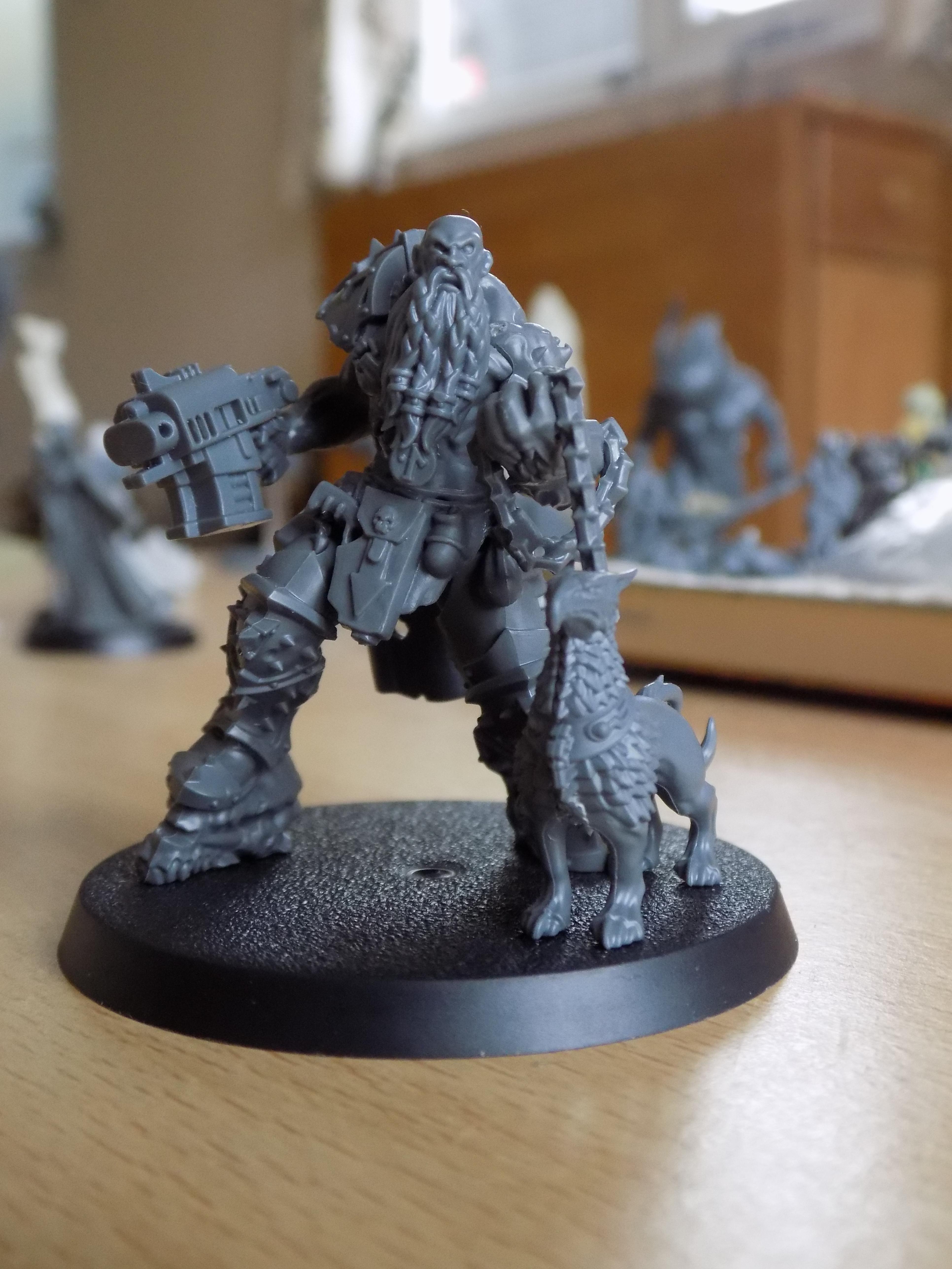 White Dwarf free model Slaughterpriest with Hackblade conversion