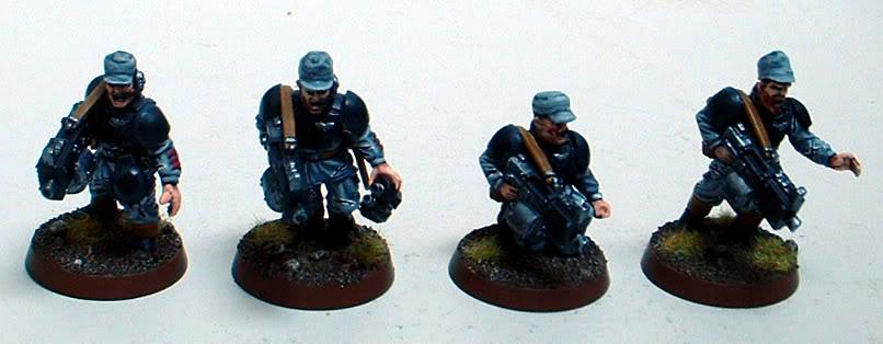 8th Regiment, Astra Militarum, Captain Brown, Imperial Guard, Necromunda, Necromundan, Sergeants, Spiders