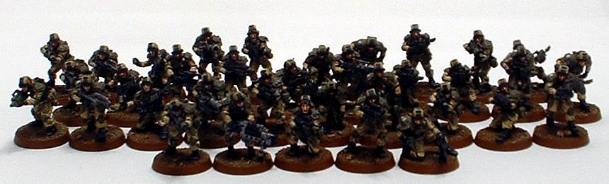 Astra Militarum, Captain Brown, Drop Troops, Elysian, Elysian Drop Trooper Platoon, Imperial Guard