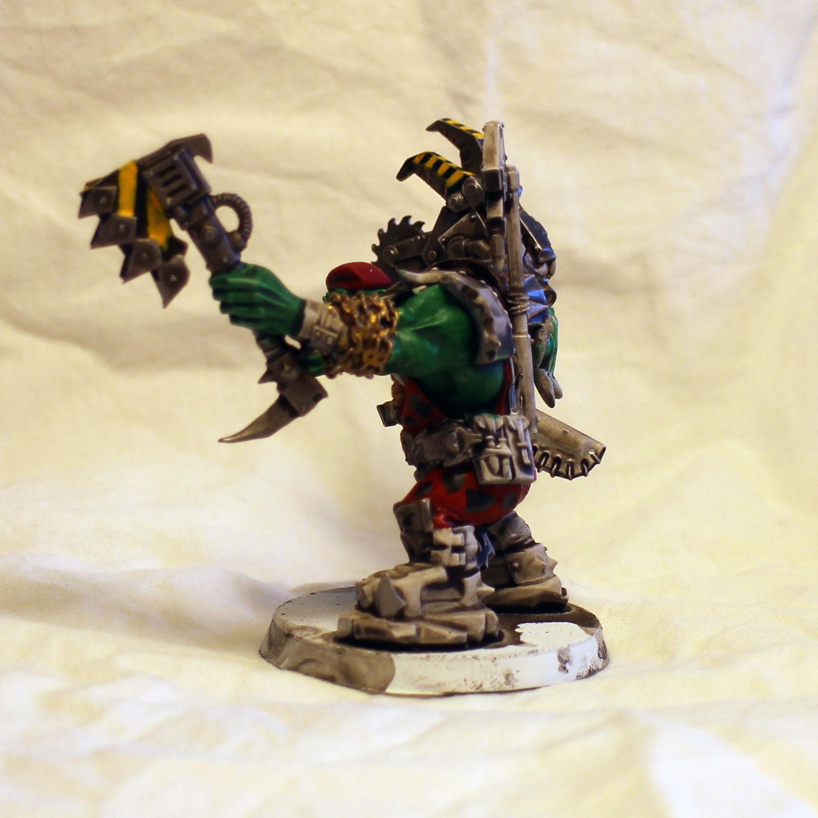 Warboss Ambroz Sideburna WIP