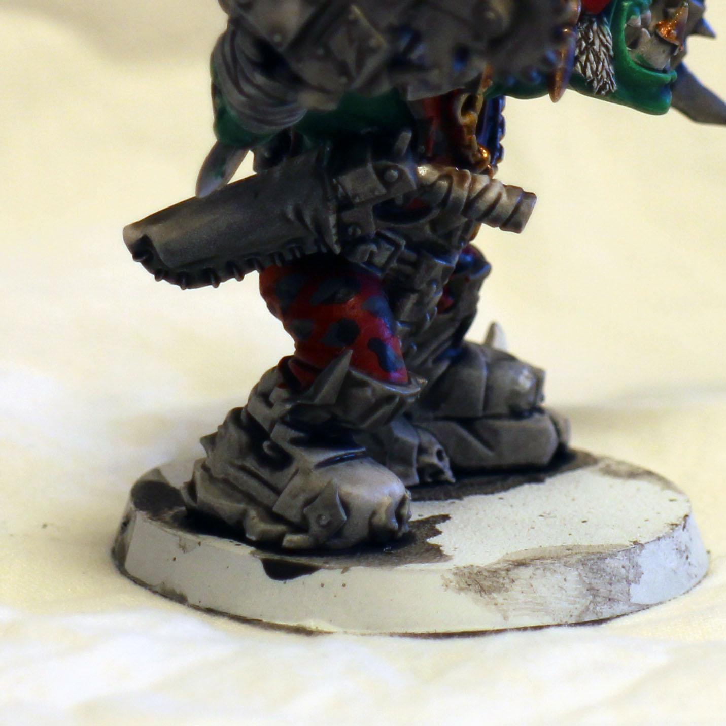 Warboss Ambroz Sideburna WIP