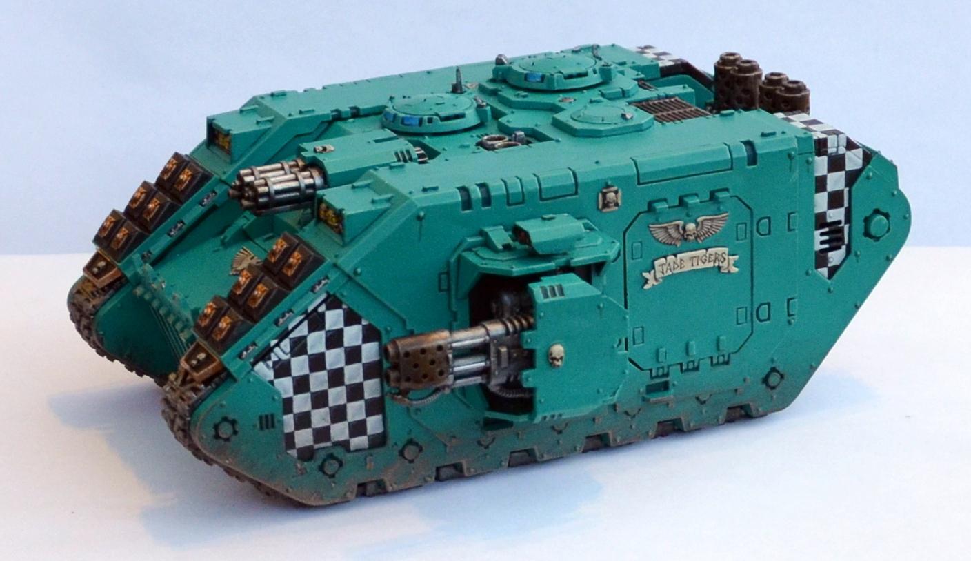 Jade Tigers, Land Raider, Space Marines, Warhammer 40,000