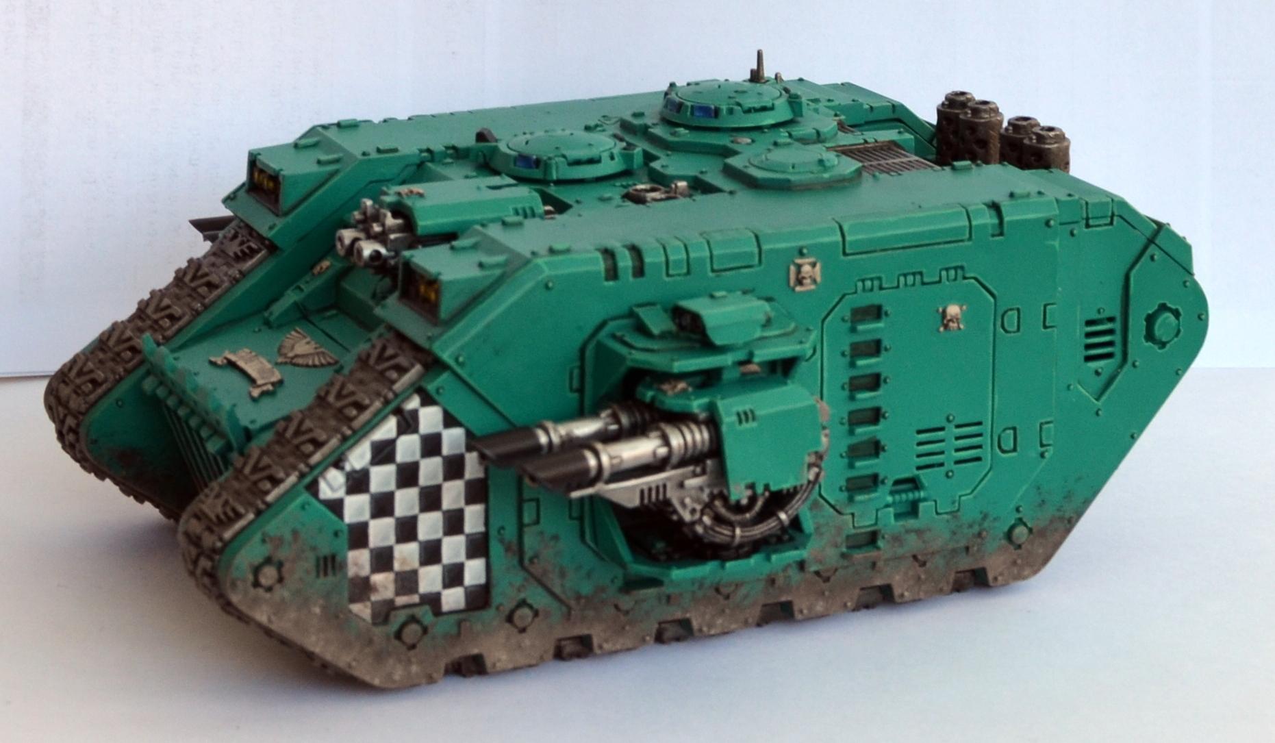 Jade Tigers, Land Raider, Space Marines, Warhammer 40,000