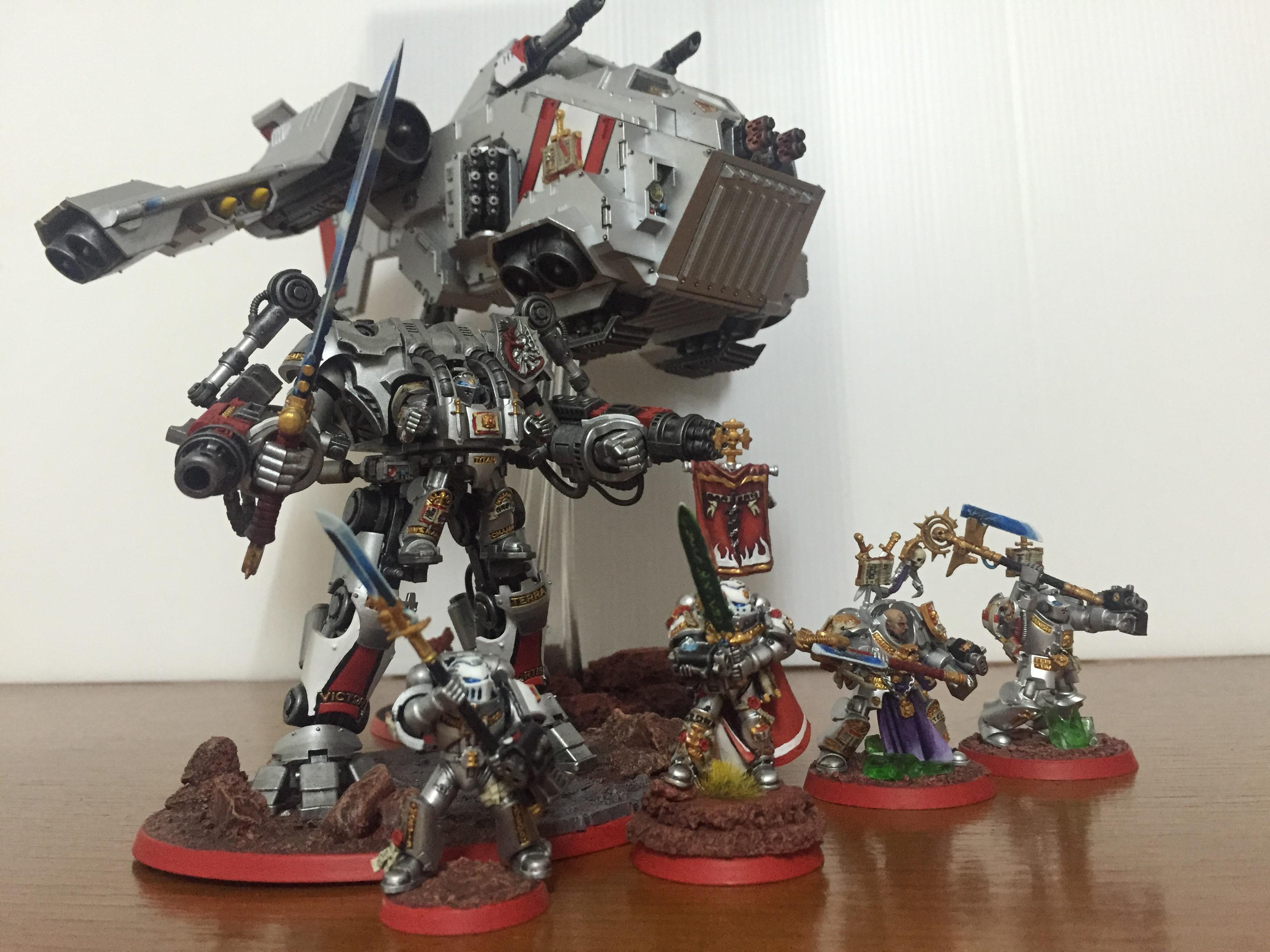 Castellan Crowe, Crowe, Dreadknight, Grey Knights, Paladin, Purifier, Stormraven