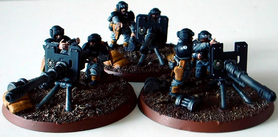 8th Regiment, Astra Militarum, Autocanon Teams, Captain Brown, Imperial Guard, Necromunda, Necromundan, Spiders