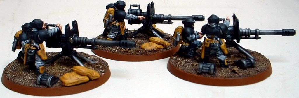 8th Regiment, Astra Militarum, Autocanon Teams, Captain Brown, Imperial Guard, Necromunda, Necromundan, Spiders