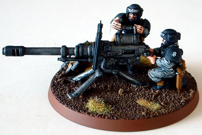 8th Regiment, Astra Militarum, Autocanon Team, Captain Brown, Imperial Guard, Necromunda, Necromundan, Spiders