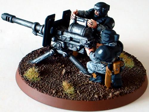 8th Regiment, Astra Militarum, Autocanon Team, Captain Brown, Imperial Guard, Necromunda, Necromundan, Spiders