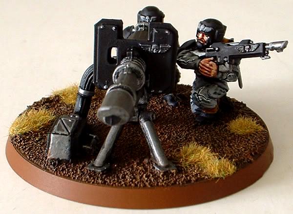 8th Regiment, Astra Militarum, Captain Brown, Imperial Guard, Lascanon Team, Necromunda, Necromundan, Spiders