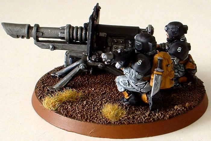 8th Regiment, Astra Militarum, Captain Brown, Imperial Guard, Lascanon Team, Necromunda, Necromundan, Spiders