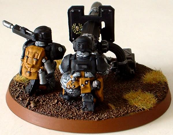 8th Regiment, Astra Militarum, Captain Brown, Imperial Guard, Lascanon Team, Necromunda, Necromundan, Spiders