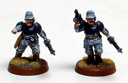 8th Regiment, Astra Militarum, Captain Brown, Imperial Guard, Necromunda, Necromundan, Sergeants, Spiders