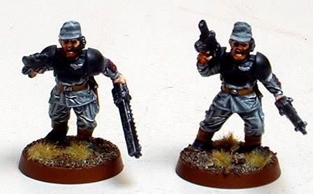 8th Regiment, Astra Militarum, Captain Brown, Imperial Guard, Necromunda, Necromundan, Sergeants, Spiders