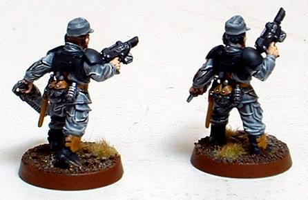 8th Regiment, Astra Militarum, Captain Brown, Imperial Guard, Necromunda, Necromundan, Sergeants, Spiders