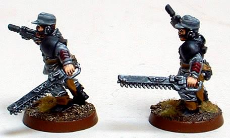 8th Regiment, Astra Militarum, Captain Brown, Imperial Guard, Necromunda, Necromundan, Sergeants, Spiders