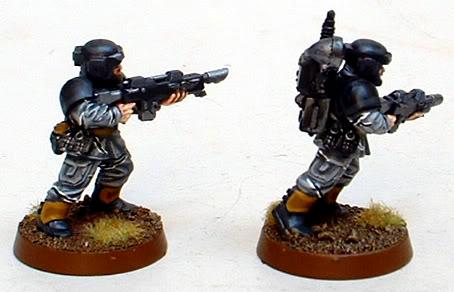 8th Regiment, Astra Militarum, Captain Brown, Imperial Guard, Necromunda, Necromundan, Necromundan Troopers, Spiders