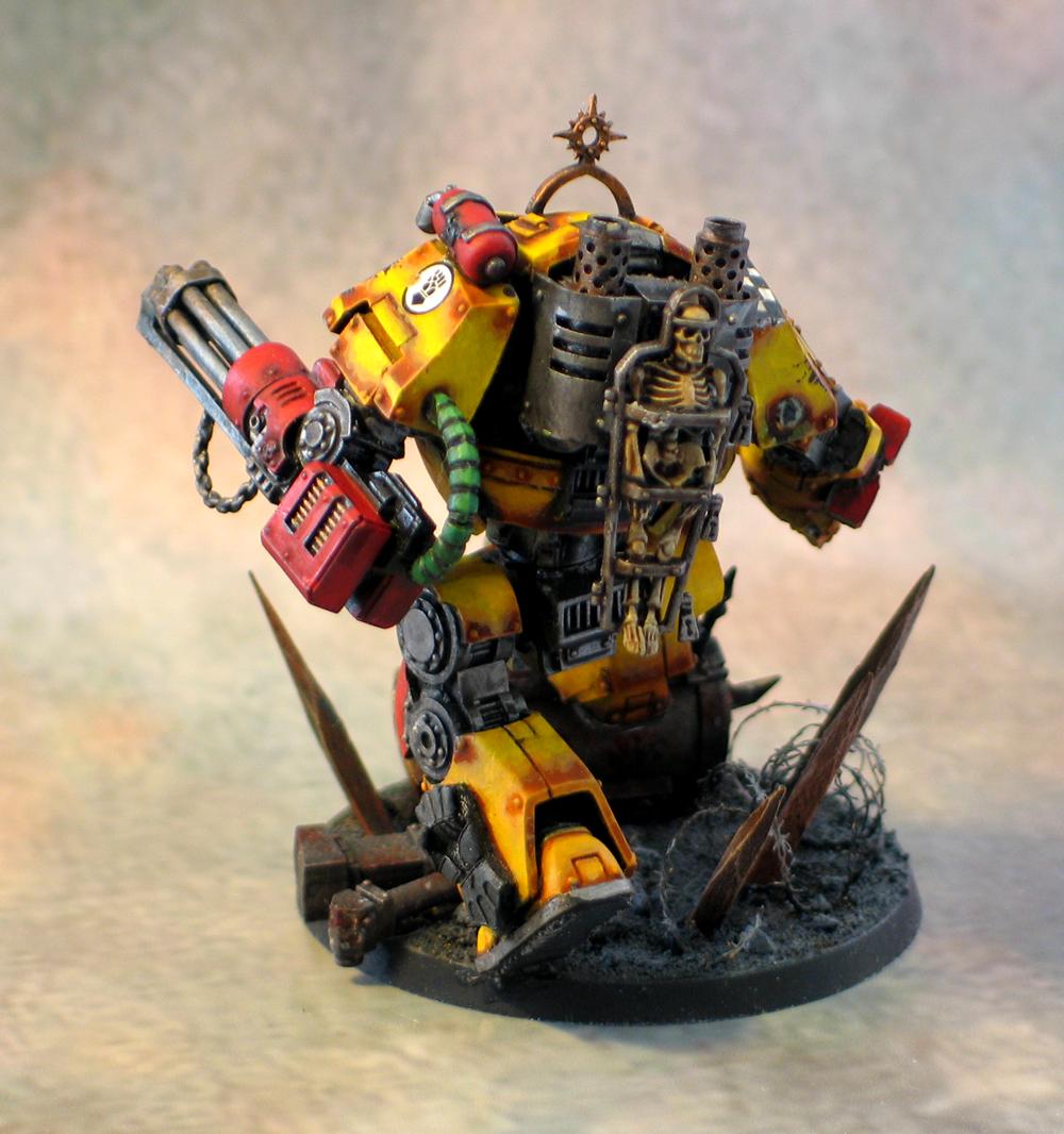 Contemptor Dreadnought, Imperial Fists - Imperial Fists Contemptor ...