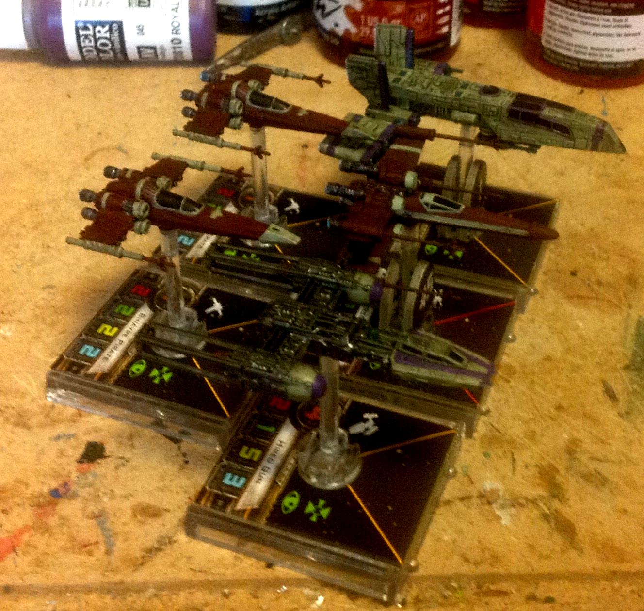 Hwk-290, Science-fiction, Star Wars, X-Wing, Y-wing, Z-95 Headhunter