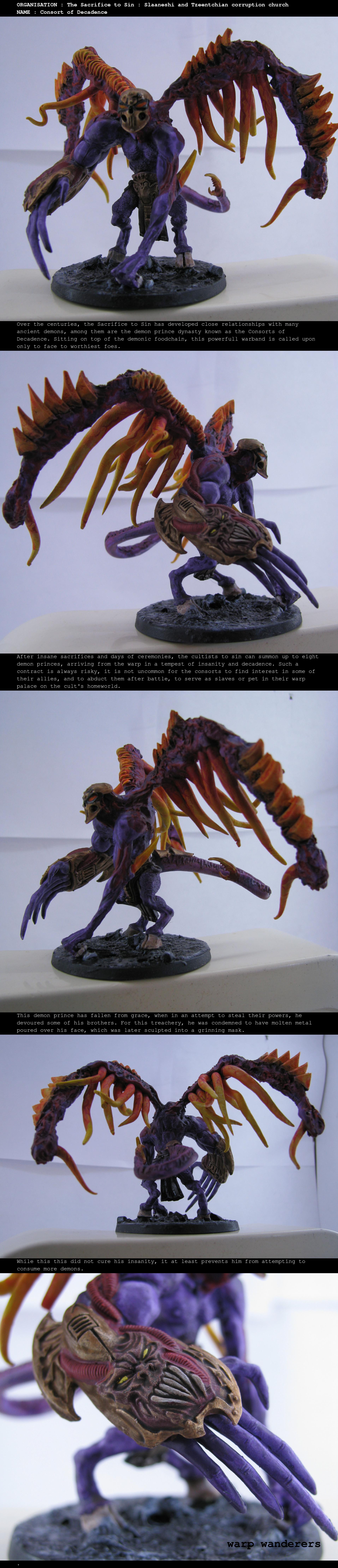 Chaos, Conversion, Daemon Prince, Daemons, Slaanesh, Tzeentch