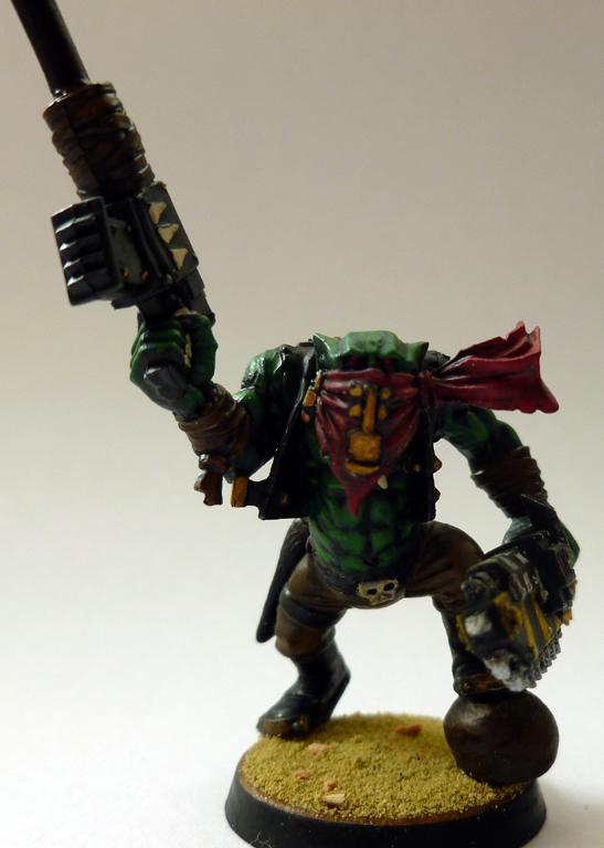 Bandanna, Chainsword, Conversion, Freeboota, Freebooter, Orks, Outlaw, Pirate, Shoota, Warhammer 40,000