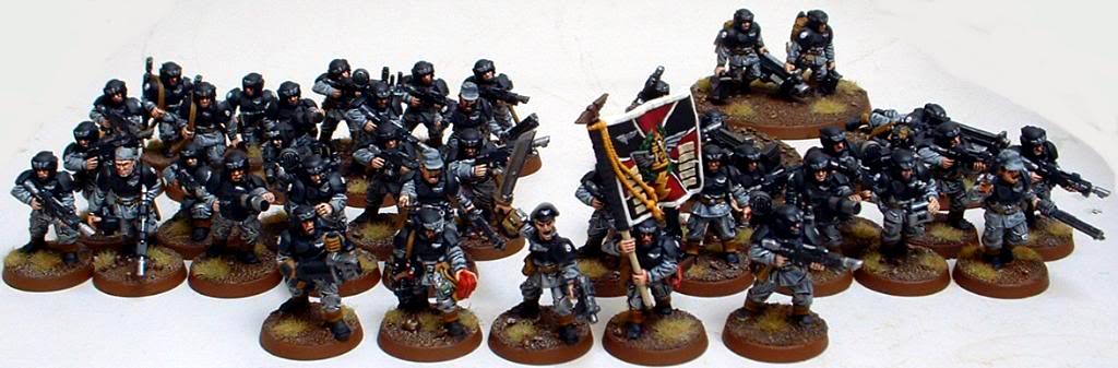 8th Regiment, Astra Militarum, Captain Brown, Guard Platoon, Imperial Guard, Necromunda, Necromundan, Spiders
