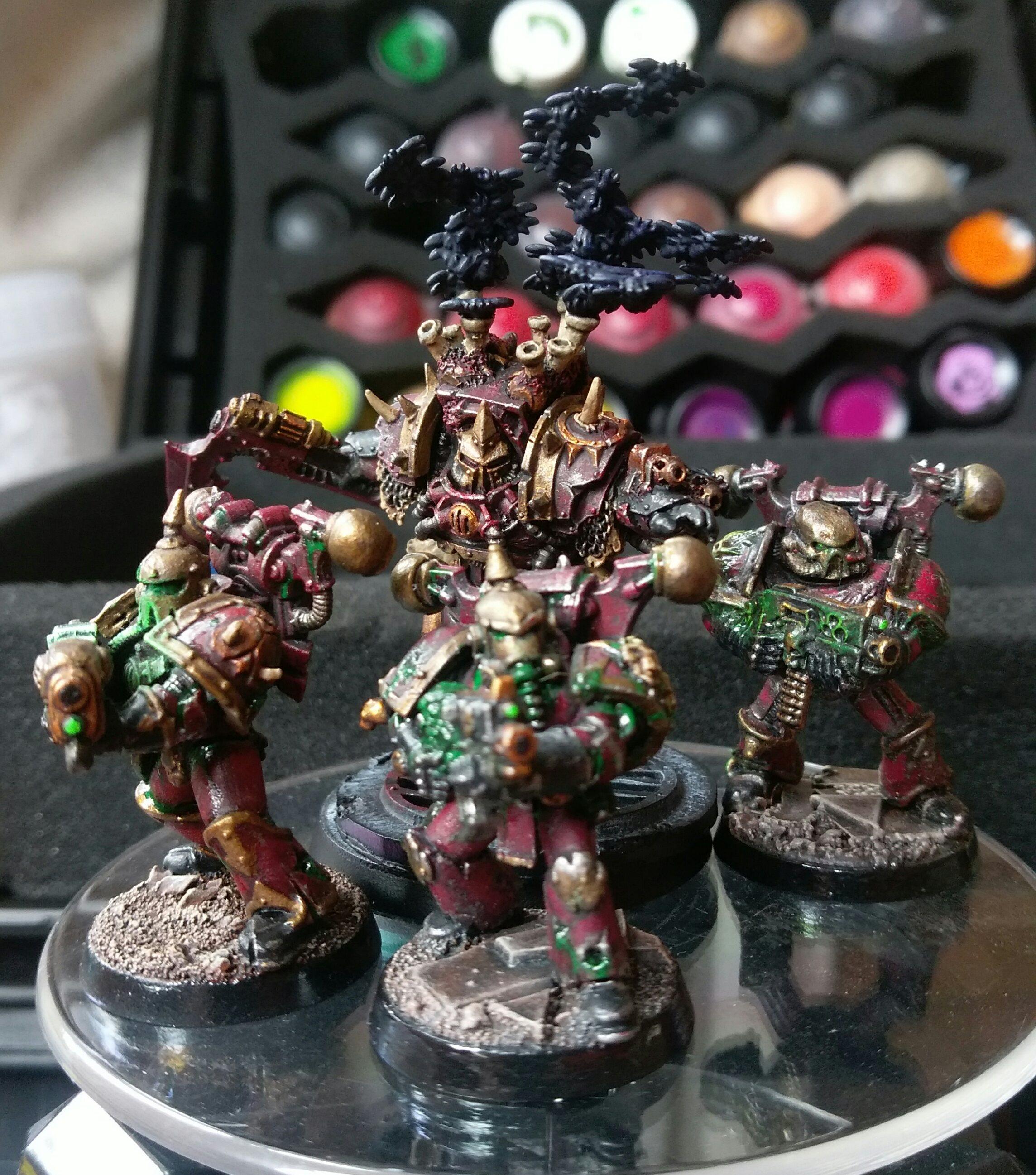 Oh and the reson he's red is so he matches the rest of my Army XD 