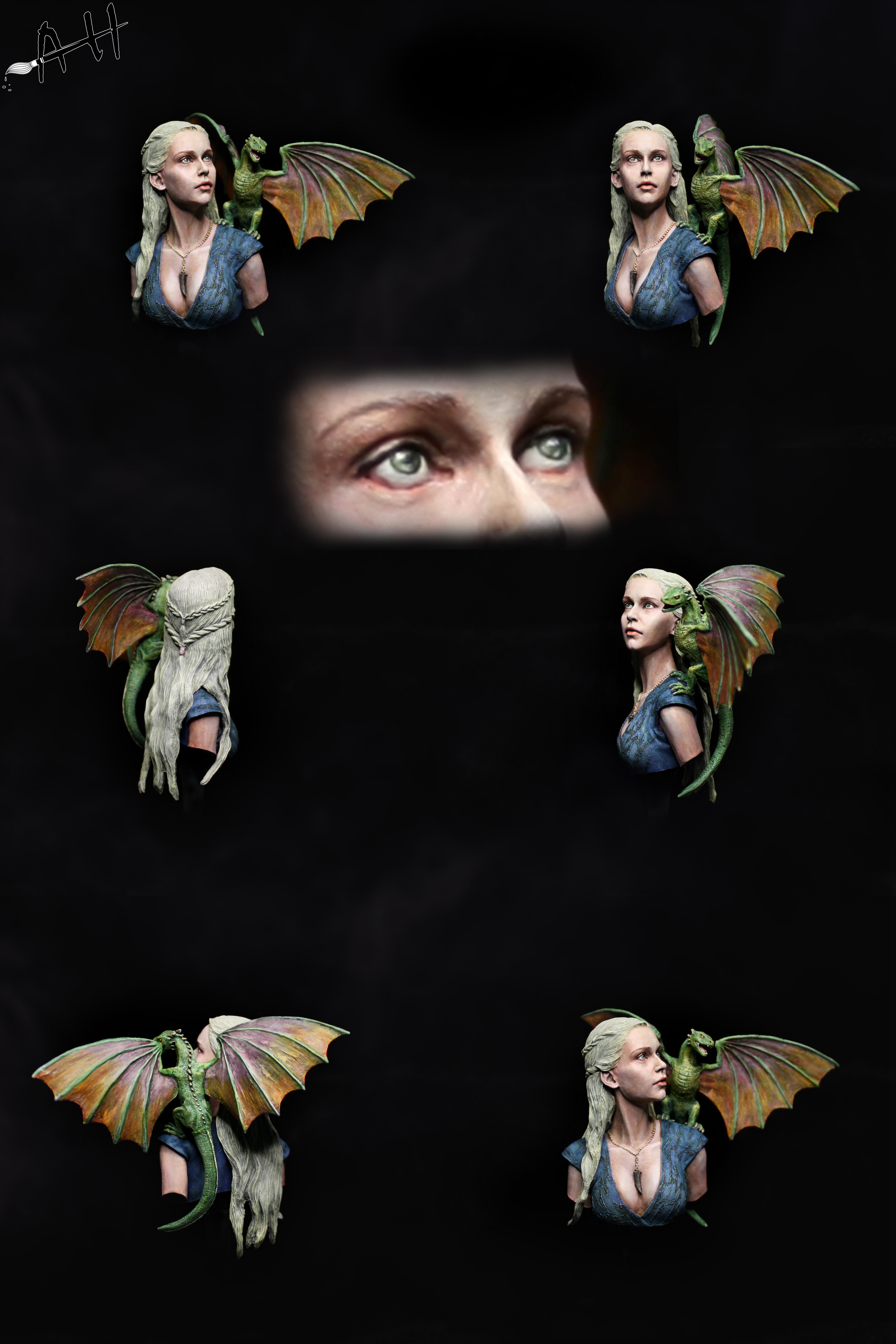 Bust, Dragon, Game Of Thrones, Khaleesi