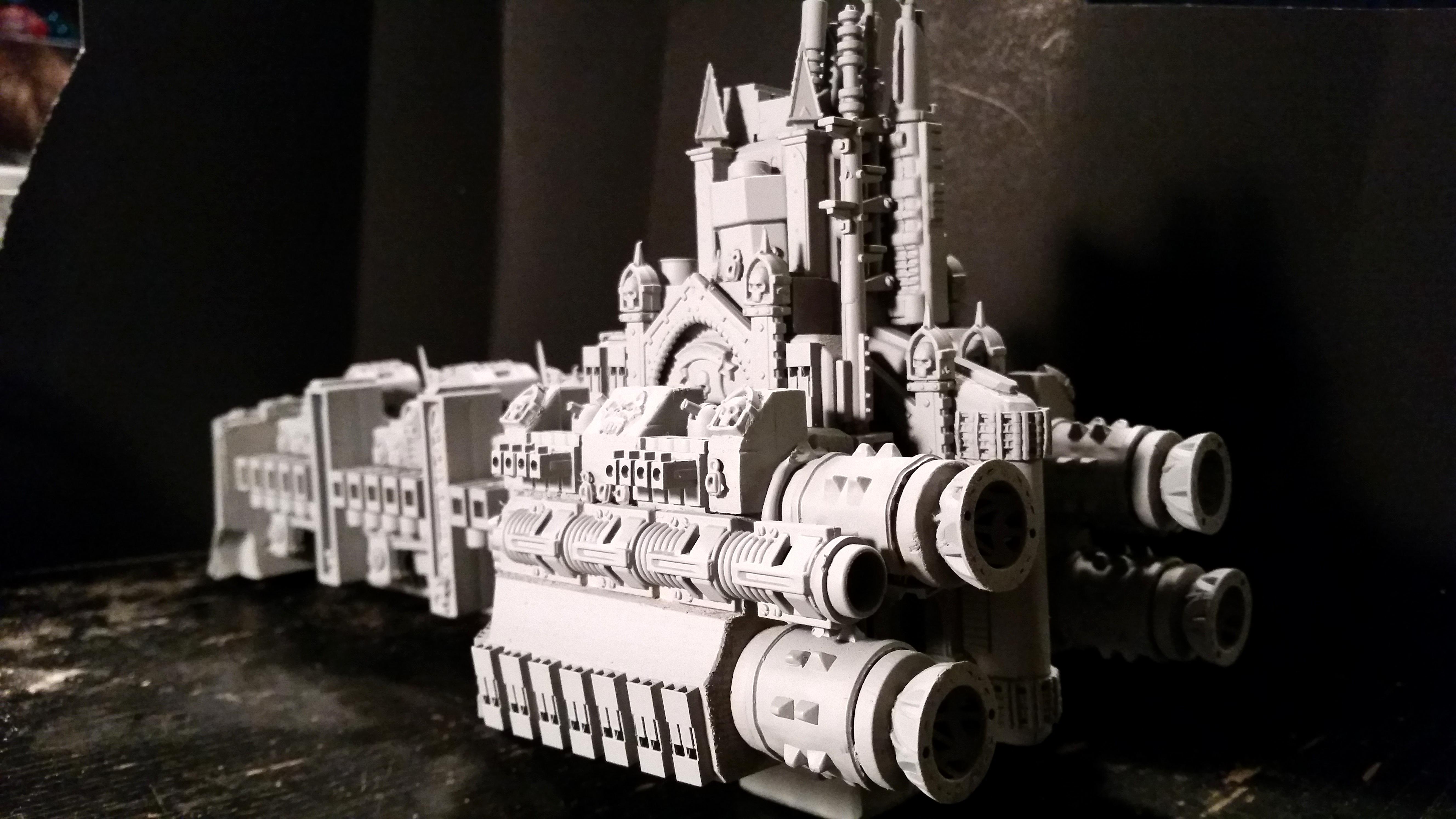Battlefleet Gothic, Cruiser, Frigate, Rogue Trader, Scratch Build, Warhammer 40,000