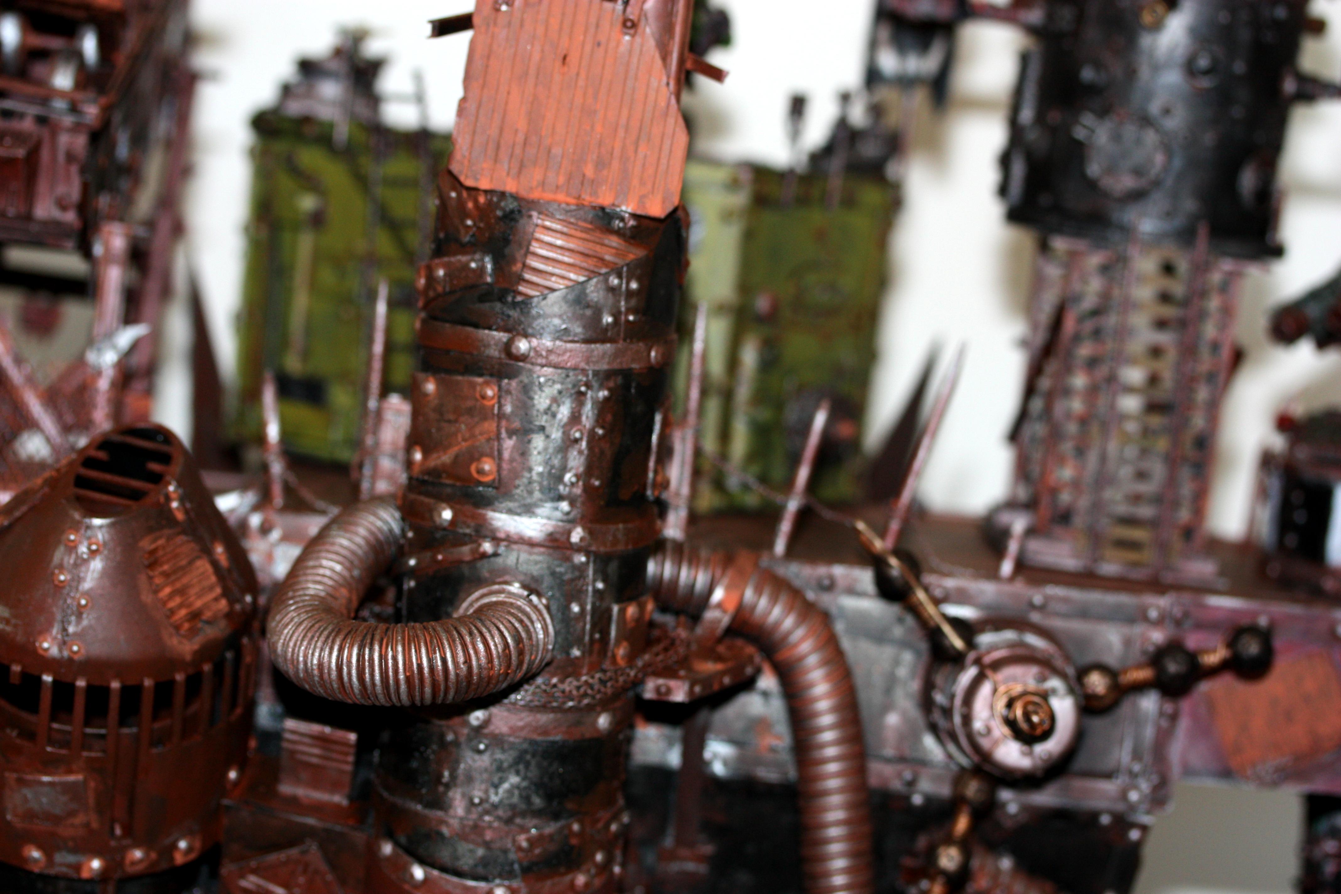 Mega Gargant, exhaust and ork field generator node