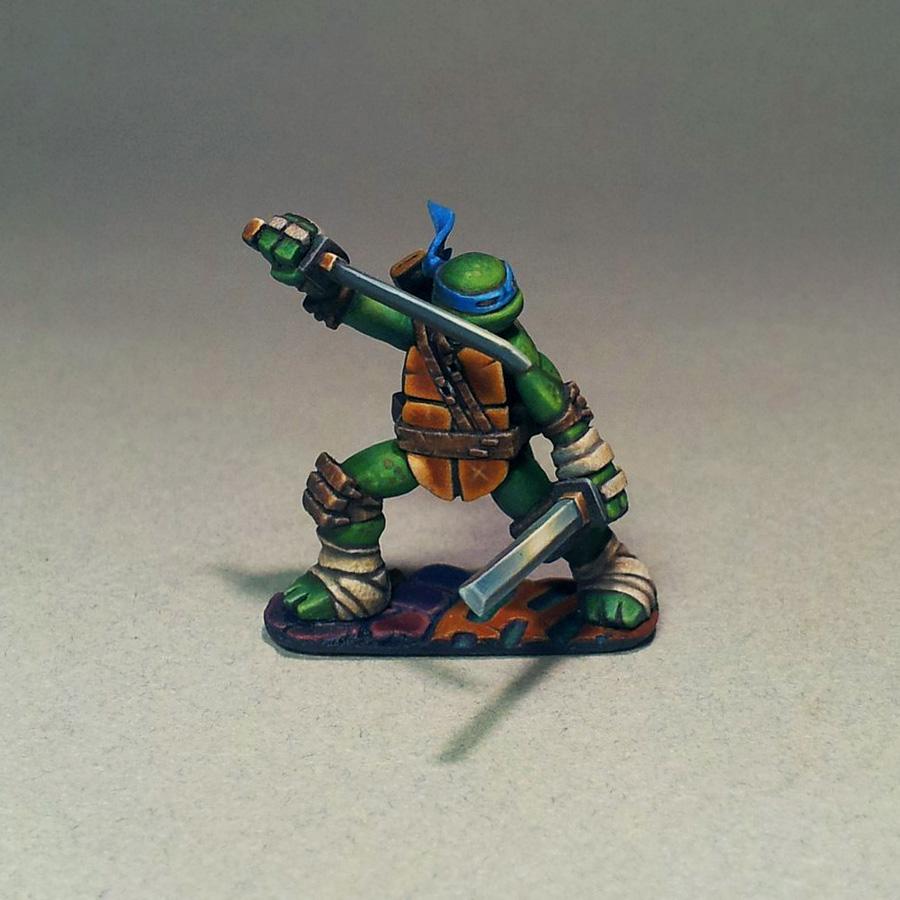28mm, Diorama, Mutant, My Way Miniatures, Myway, Ninjas, Tmnt