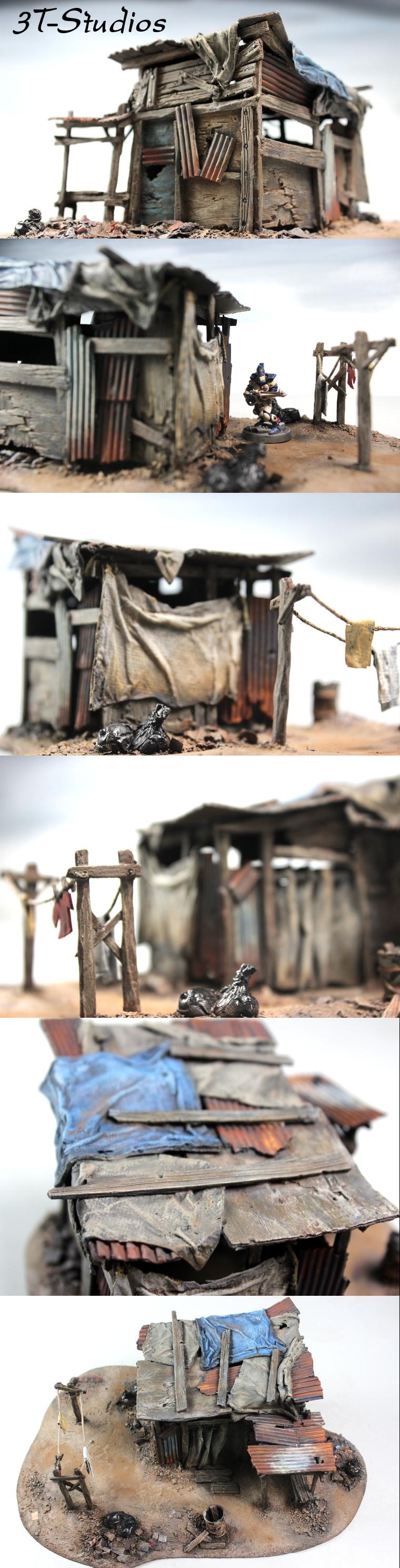 Poor, Post Apocalypse, Rustic, Shack, Shanty, Slums, Terrain, Urban