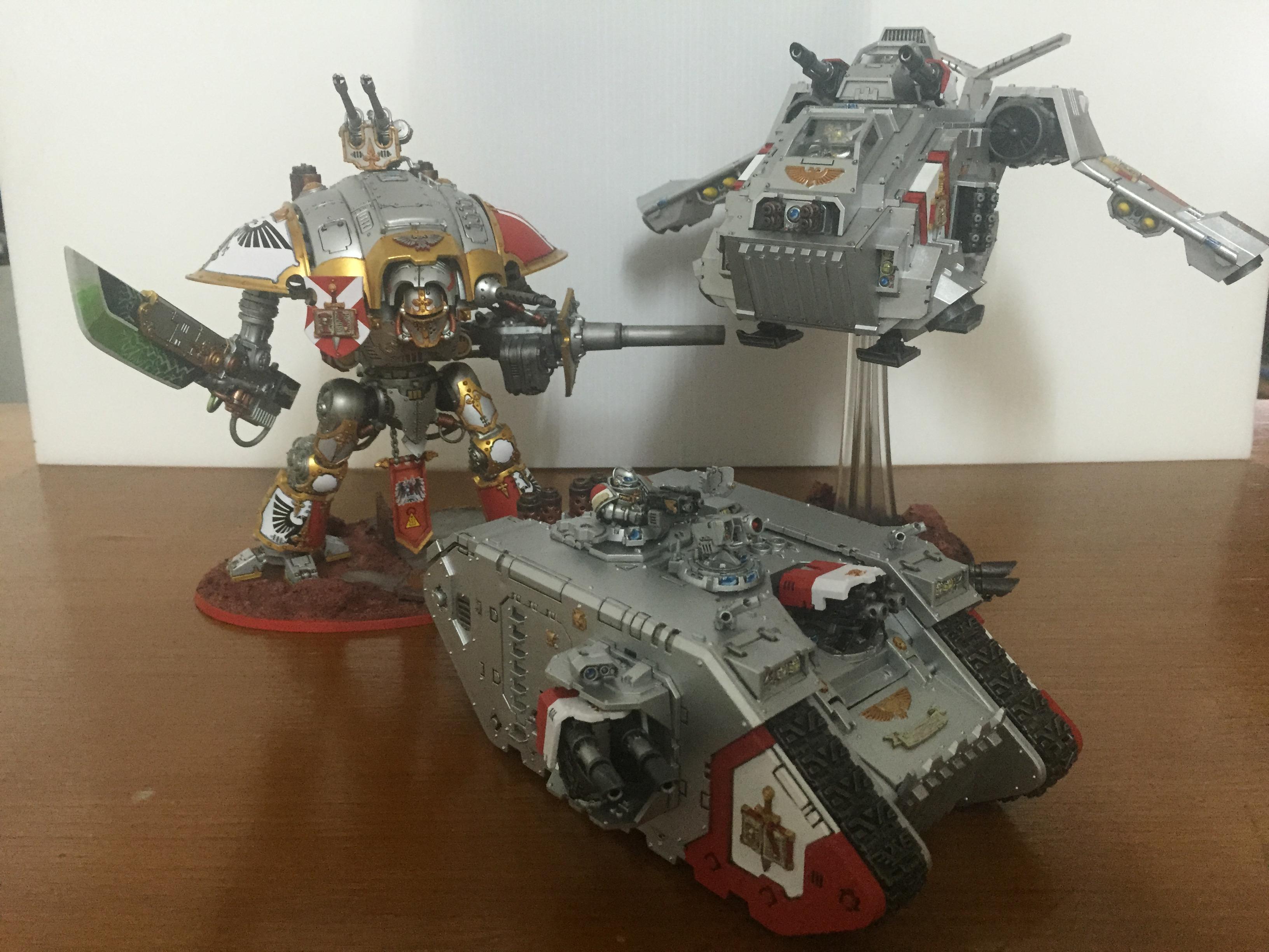 Grey Knights, Imperial Knight, Land Raider, Stormraven