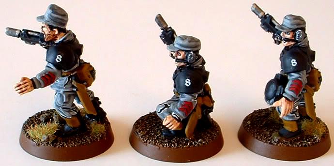 8th Regiment, Astra Militarum, Captain Brown, Imperial Guard, Necromunda, Necromundan, Sergeants, Spiders