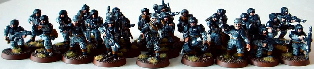 8th Regiment, Astra Militarum, Captain Brown, Imperial Guard, Necromunda, Necromundan, Necromundan Platoon, Spiders