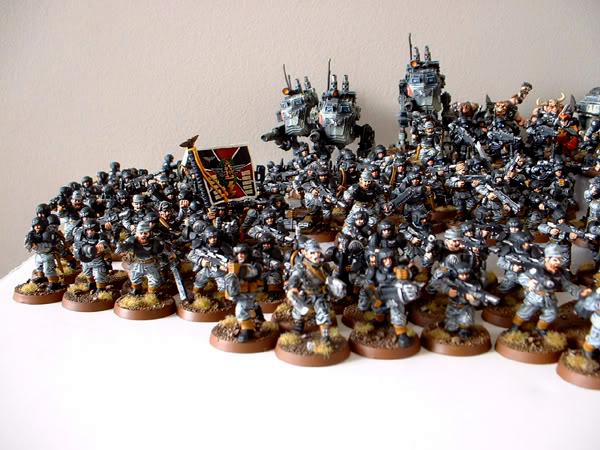 8th Regiment, Astra Militarum, Captain Brown, Imperial Guard, Necromunda, Necromundan, Necromundian Guard Army So Far, Spiders