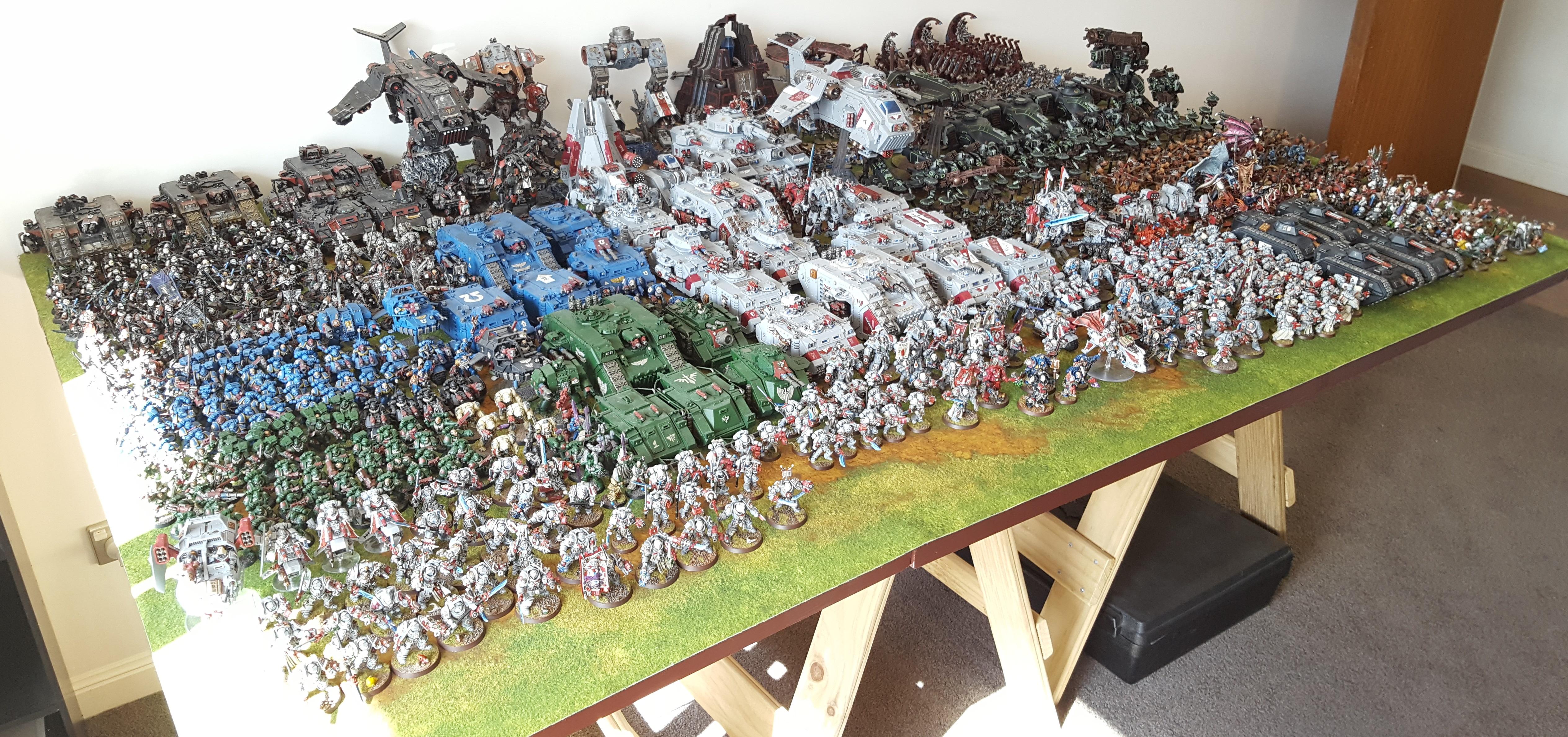 My painted models 2016 Front Left