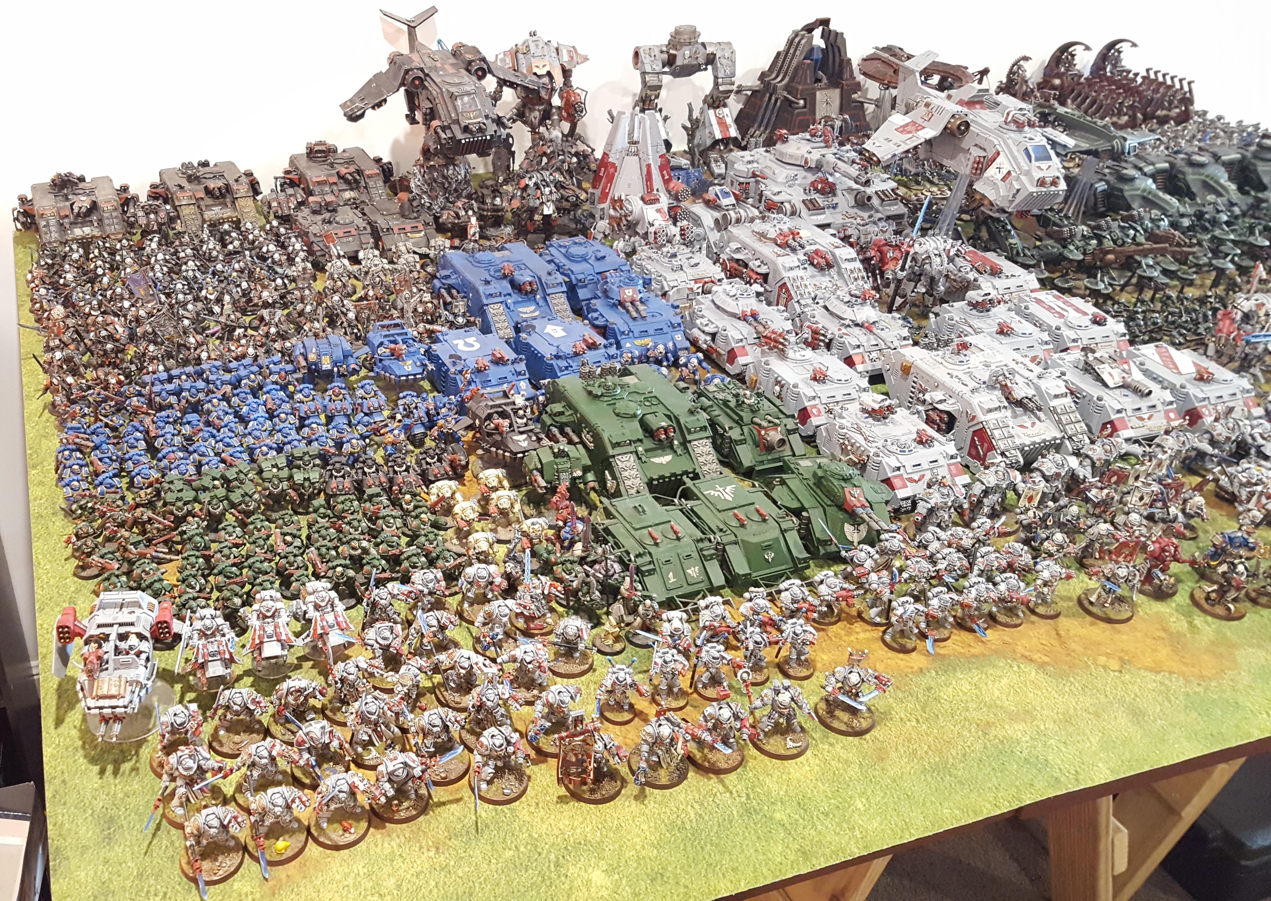 My painted models 2016 close front left